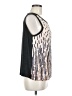 Tiny 100% Rayon Silver Sleeveless Blouse Size M - photo 4