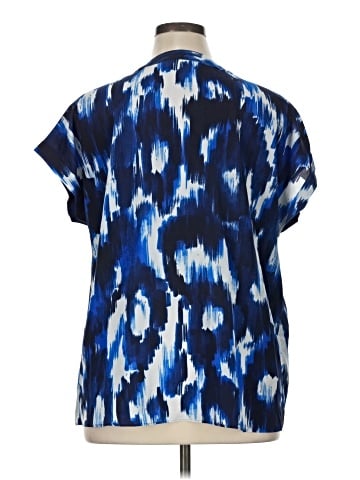 Lauren by Ralph Lauren Short Sleeve Blouse (view 2)