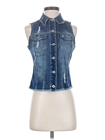 Maurices Denim Vest (view 1)