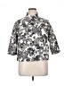 DressBarn Print White Jacket Size 16 - photo 1
