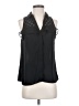 Candie's 100% Polyester Black Sleeveless Blouse Size S - photo 1