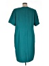 Worthington 100% Polyester Solid Teal Casual Dress Size 18W - photo 2