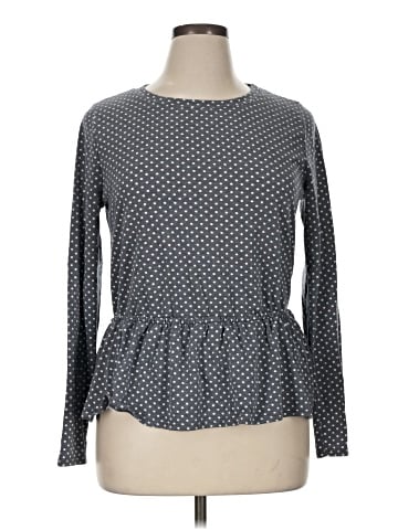 Green Envelope Long Sleeve Top (view 1)