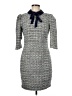 Alexia Admor 100% Polyester Tweed Blue Casual Dress Size 8 - photo 1