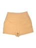 Express Solid Tan Shorts Size 2 - photo 2