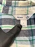 Old Navy 100% Cotton Plaid Blue Long Sleeve Button-Down Shirt Size L - photo 7