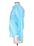 Frank & Eileen 100% Cotton Color Block Blue Long Sleeve Blouse Size S - photo 5