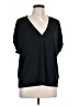 mavi Black Short Sleeve Blouse Size L - photo 1