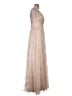 Windsor 100% Polyester Stars Tan Cocktail Dress Size 7 - photo 4