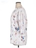 Unbranded Floral White 3/4 Sleeve Blouse Size XL - photo 5