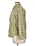Lands' End Checkered-gingham Green Long Sleeve Button-Down Shirt Size 14 - photo 5