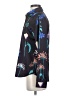Ann Taylor 100% Polyester Floral Black Long Sleeve Blouse Size XS - photo 5