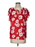 89th & Madison 100% Polyester Red Short Sleeve Blouse Size S - photo 1
