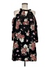 Lily Rose 100% Polyester Floral Black Casual Dress Size M - photo 1