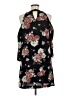 Lily Rose 100% Polyester Floral Black Casual Dress Size M - photo 2