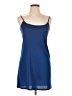 Unbranded Solid Blue Casual Dress Size L - photo 1