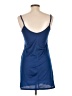 Unbranded Solid Blue Casual Dress Size L - photo 2