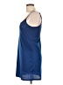 Unbranded Solid Blue Casual Dress Size L - photo 5
