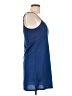 Unbranded Solid Blue Casual Dress Size L - photo 4