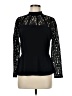 Thalia Sodi Black Long Sleeve Blouse Size M - photo 1