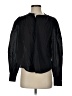 AE77 100% Cotton Black Long Sleeve Blouse Size S - photo 1