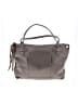 Allison Burns 100% Leather Solid Gray Leather Shoulder Bag One size - photo 1