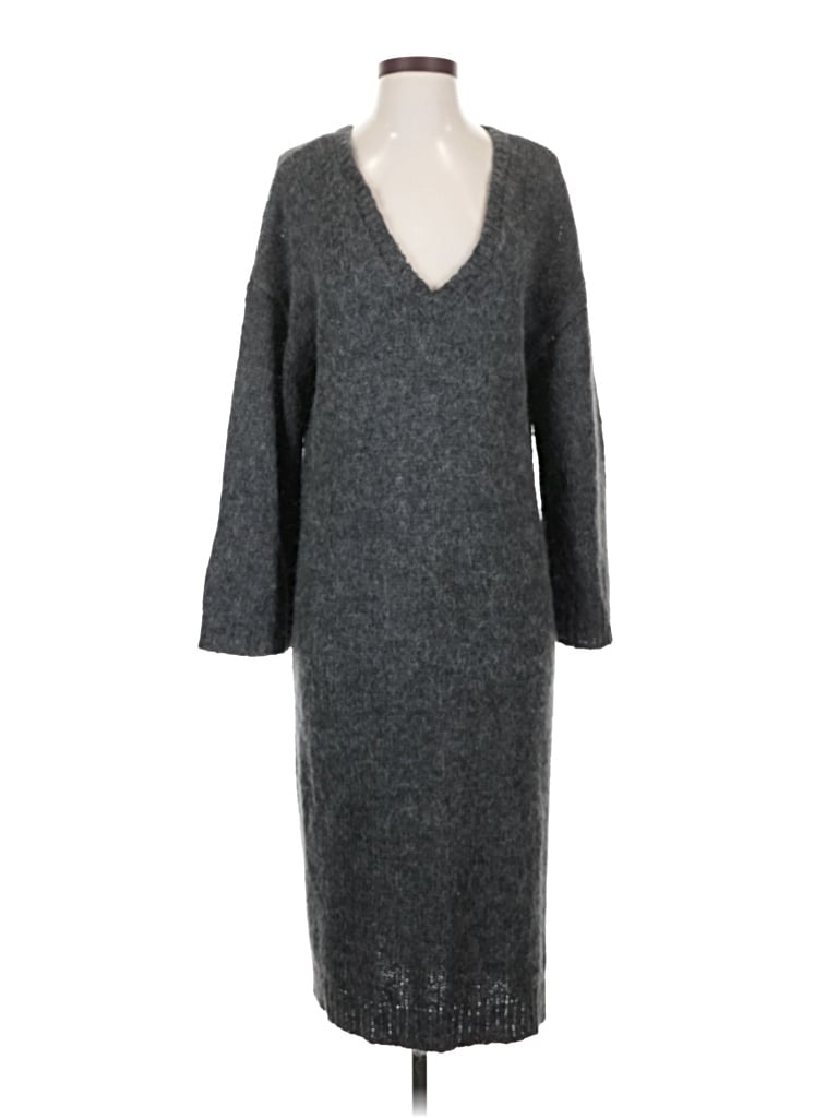 Pre-owned Native Youth Casual Dress In Gray