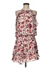 Parker 100% Polyester Floral Red Cocktail Dress Size M - photo 1