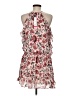 Parker 100% Polyester Floral Red Cocktail Dress Size M - photo 2