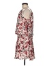 Parker 100% Polyester Floral Red Cocktail Dress Size M - photo 5