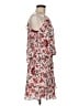 Parker 100% Polyester Floral Red Cocktail Dress Size M - photo 4