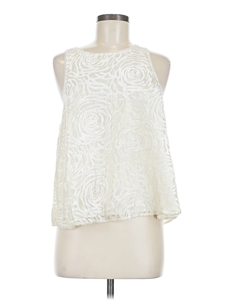 Pre-owned A New Day Sleeveless Blouse In Ivory