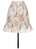 Zara Floral Ivory Casual Skirt Size XS - photo 2