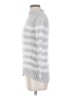 J.Crew Always 100% Cotton Stripes Silver Turtleneck Sweater Size XS - photo 5
