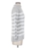 J.Crew Always 100% Cotton Stripes Silver Turtleneck Sweater Size XS - photo 4