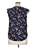 Collective Concepts 100% Polyester Blue Sleeveless Blouse Size L - photo 2