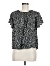 Old Navy 100% Rayon Black Short Sleeve Blouse Size M - photo 1