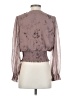 Elie Tahari 100% Polyester Brown 3/4 Sleeve Blouse Size S - photo 2