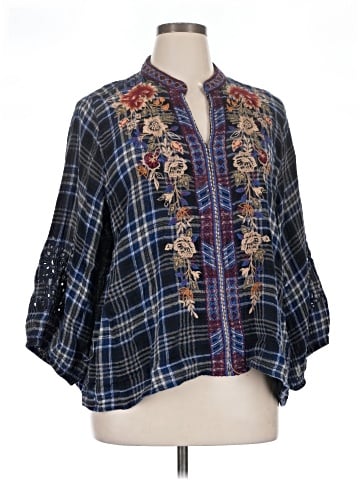 Johnny Was 3/4 Sleeve T-Shirt (view 1)