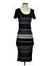 James Perse Stripes Gray Casual Dress Size Sm (1) - photo 1