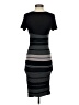 James Perse Stripes Gray Casual Dress Size Sm (1) - photo 2