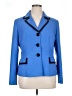 Le Suit Separates Blue Long Sleeve Top Size 16 - photo 1