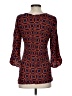Escapada 100% Rayon Orange 3/4 Sleeve Blouse Size S - photo 2