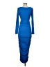 Shein Blue Cocktail Dress Size 4 - photo 2