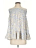 Truth NYC Paisley Blue 3/4 Sleeve Blouse Size S - photo 1