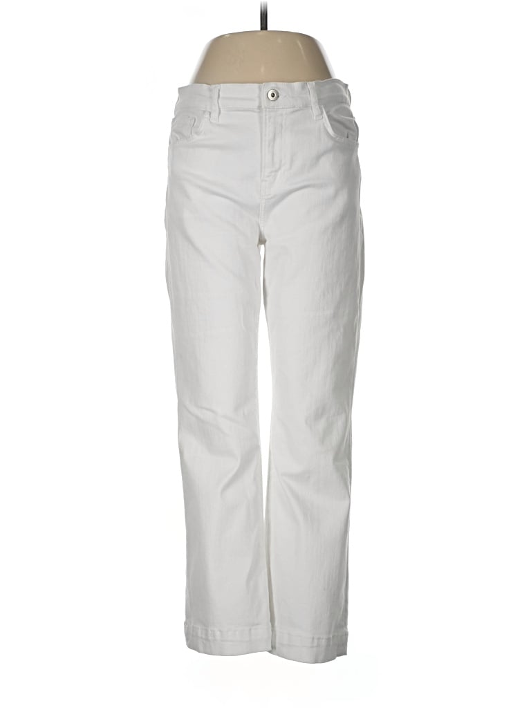 Pre-owned Elliott Lauren Jeans In Ivory