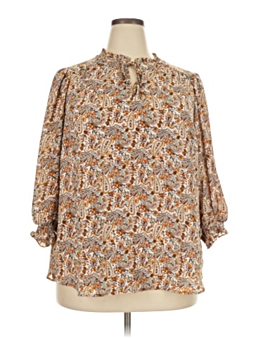 Carolina Belle 3/4 Sleeve Blouse (view 1)