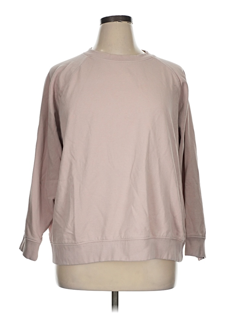 Pre-owned H&m Sweatshirt In Tan