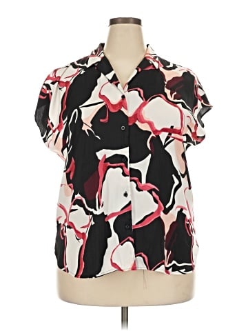Nine West Short Sleeve Blouse (view 1)