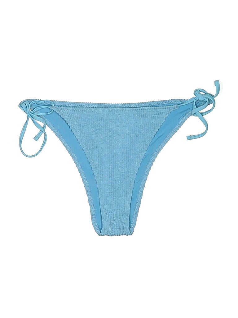 Pre-owned Aerie Swimsuit Bottoms In Blue